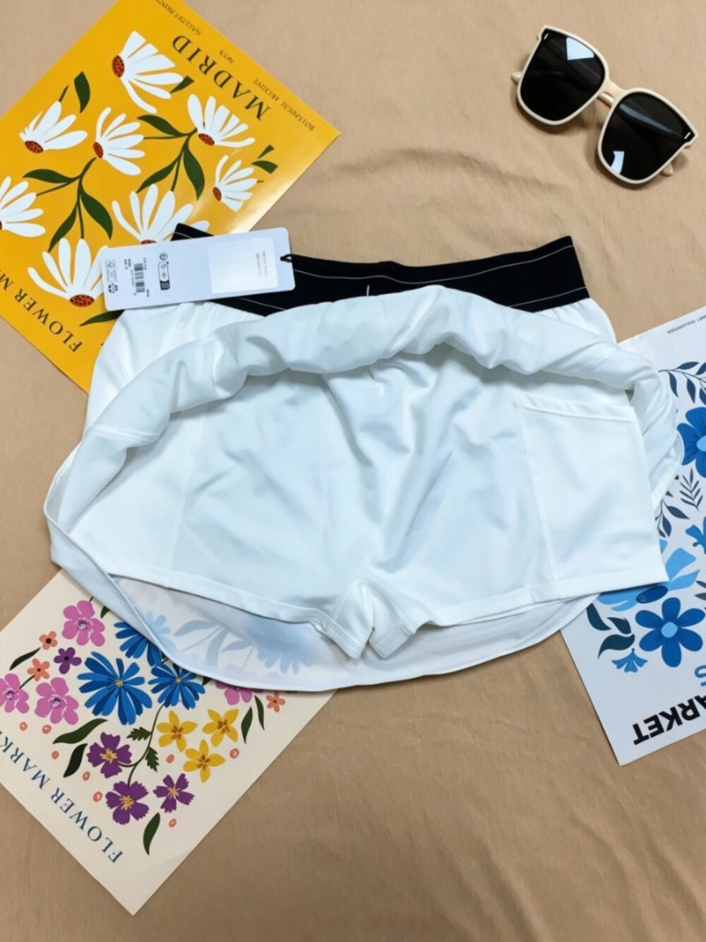 NWT☀️ALO Yoga Match Point Tennis Skirt🤍White - Picture 5 of 11